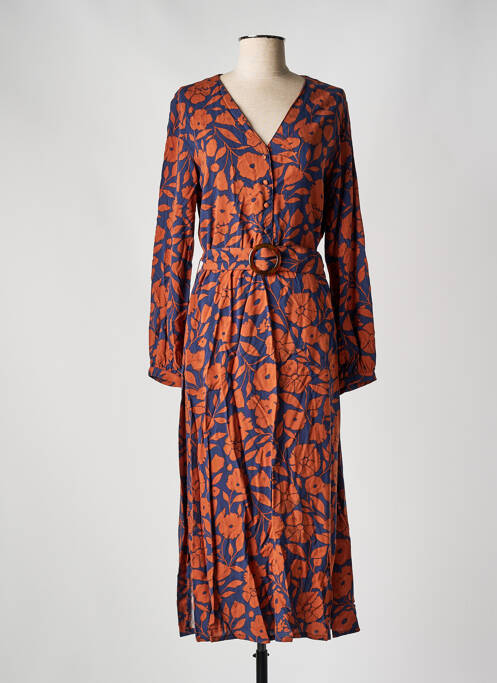 Rochie lungă maro KANOPE femeie