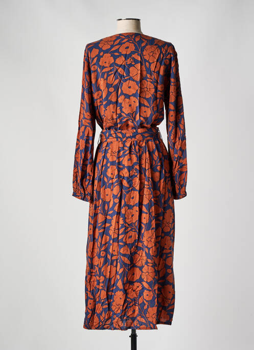 Rochie lungă maro KANOPE femeie