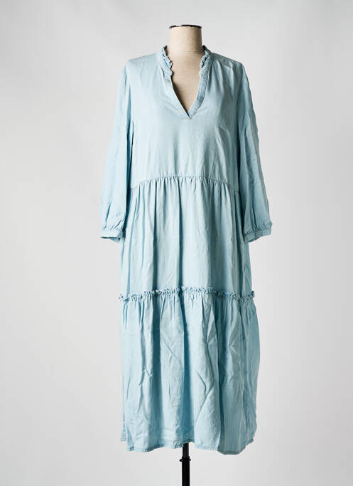 Rochie lungă albastru OUI femeie