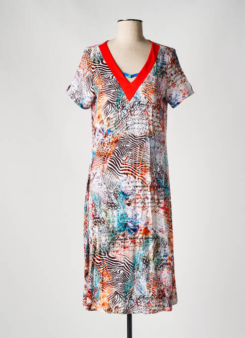 Rochie midi portocaliu MASSANA femeie