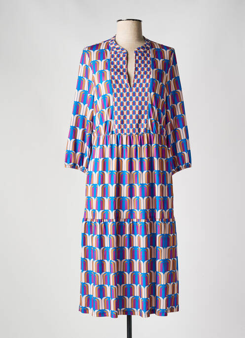 Rochie midi albastru OUI femeie