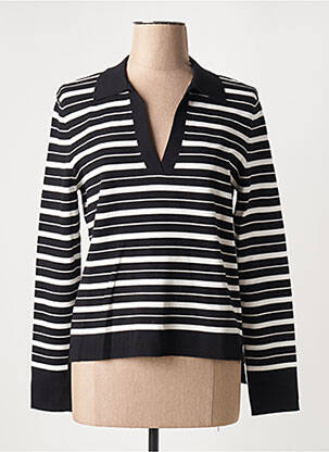 Pulover croială cambrată mâneci lungi negru GERRY WEBER femeie
