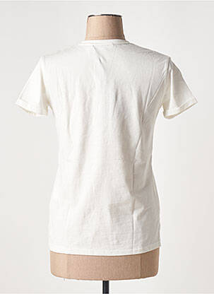 Tricou serigrafie mâneci scurte bej MEXX femeie