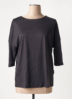 Tricou mâneci 3/4 mâneci 3/4 negru CAPUCCINO femeie