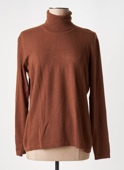 Pulover cu guler înalt maro L'ATELIER D'ANNA femeie