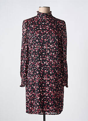 Rochie scurtă croială fluidă mâneci lungi negru IKKS femeie