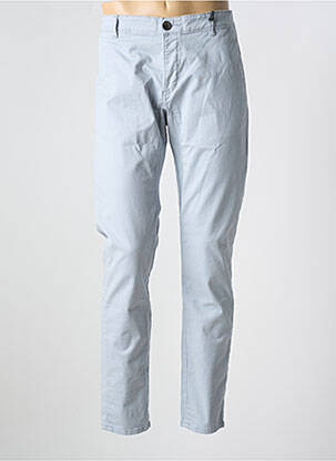 Pantalon chino închidere cu fermoar sub clapetă cu nasturi gri PULL IN femeie