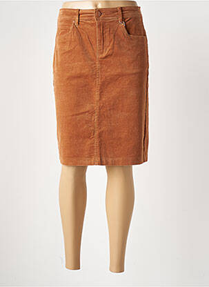 Fustă midi maro GRIFFON femeie