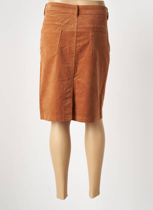 Fustă midi maro GRIFFON femeie