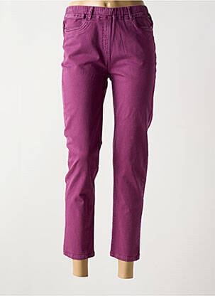 Pantalon 7/8 elasticitate mărime normală violet AGATHE & LOUISE femeie