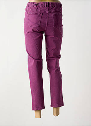 Pantalon 7/8 elasticitate mărime normală violet AGATHE & LOUISE femeie