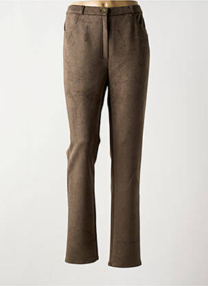 Pantalon drept maro GEVANA femeie