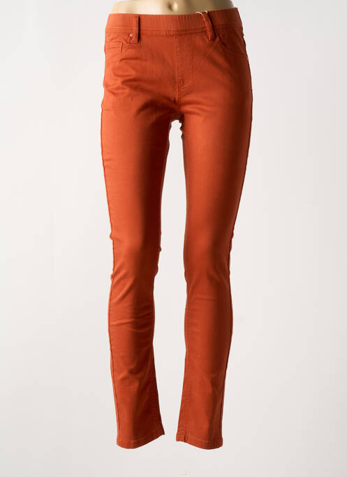 Pantalon slim portocaliu GEVANA femeie