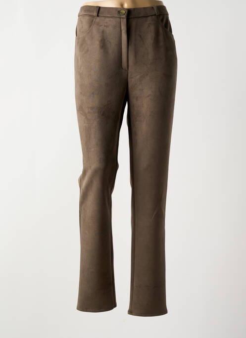 Pantalon drept maro GEVANA femeie