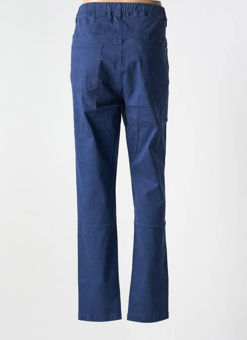Pantalon drept albastru QUATRE VINGT JOURS femeie