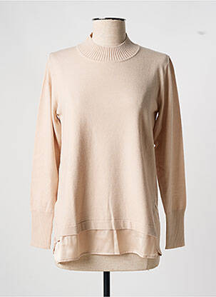 Pulover tunică bej SCORZZO femeie