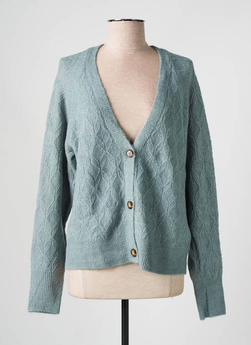 Vestă cu mâneci lungi verde JENSEN femeie