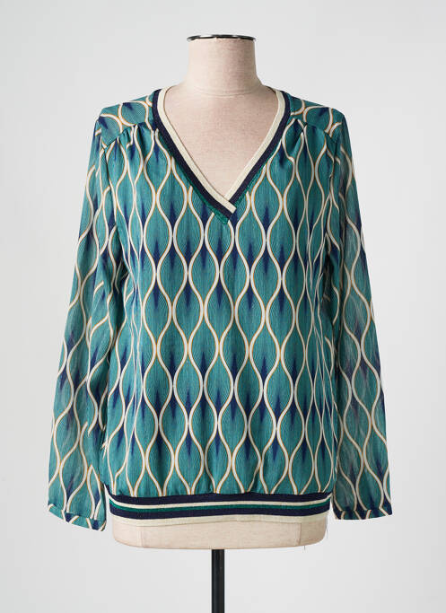 Top verde IT HIPPIE femeie