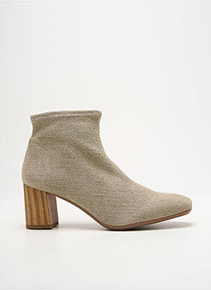 Botine/ghete toc pătrat toc de 4 la 6 cm verde BARMINTON femeie