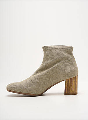 Botine/ghete toc pătrat toc de 4 la 6 cm verde BARMINTON femeie