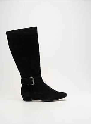 Cizme toc mic toc plat până la 3 cm negru HOGL femeie
