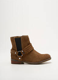 Botine/ghete nubuc toc mic maro LILYBELLULE fille