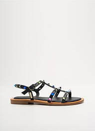 Sandale/pantofi decupați chiquet toc plat până la 3 cm negru LES TROPEZIENNES PAR M.BELARBI femme