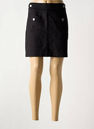 Fustă scurtă negru MORGAN femeie