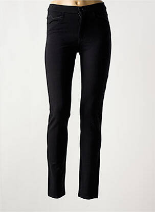 Pantalon slim talie înaltă talie înaltă negru YOULINE femeie