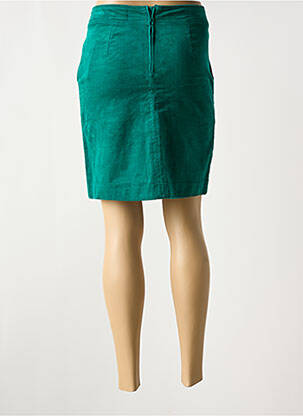 Fustă scurtă buzunare verde ICHI femeie