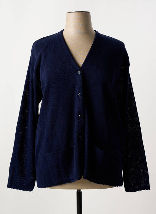 Vestă cu mâneci lungi albastru ANGELLA femeie