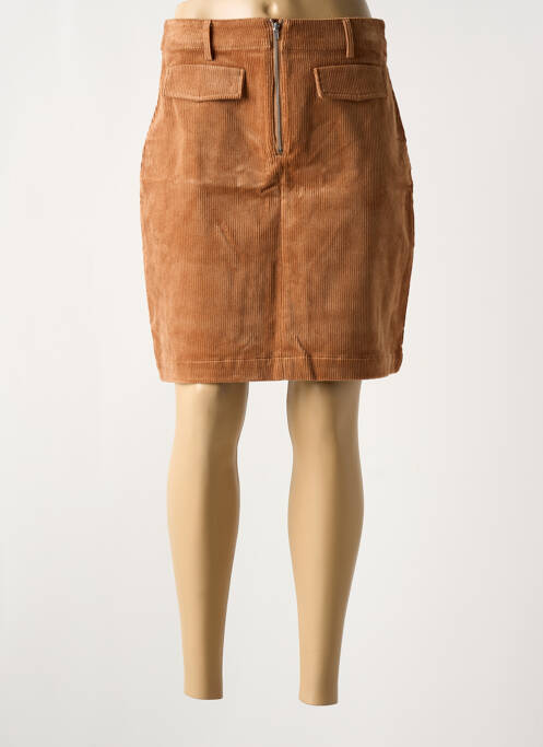 Fustă scurtă maro ICHI femeie