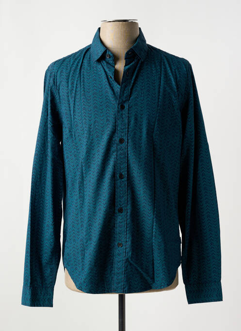 Cămașă cu mâneci lungi albastru GARCIA bărbat