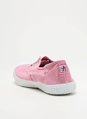 Slip-on-uri vârf rotund toc plat până la 3 cm roz CIENTA femeie