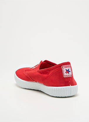 Slip-on-uri branț detașabil toc plat până la 3 cm roșu CIENTA femeie