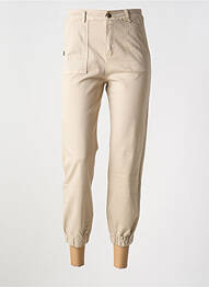 Pantalon drept elasticitate mărime normală bej PAKO LITTO femme