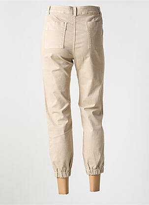 Pantalon drept elasticitate mărime normală bej PAKO LITTO femeie