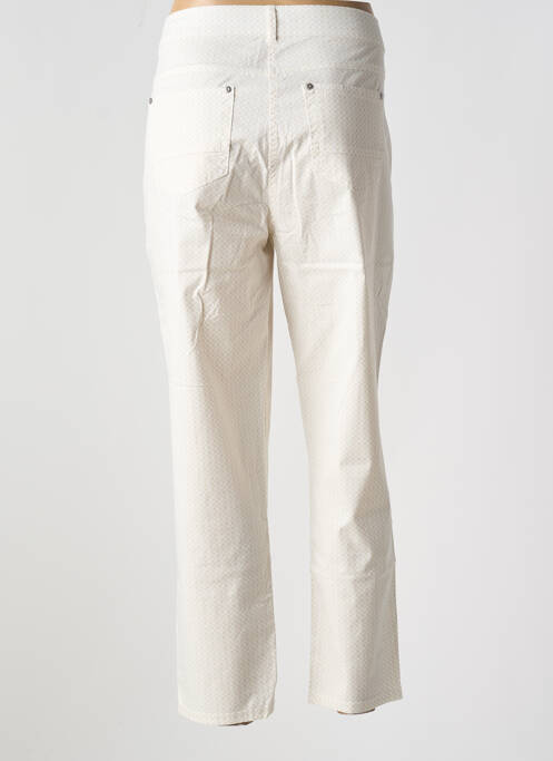 Pantalon drept elasticitate mărime normală bej ANNA MONTANA femme