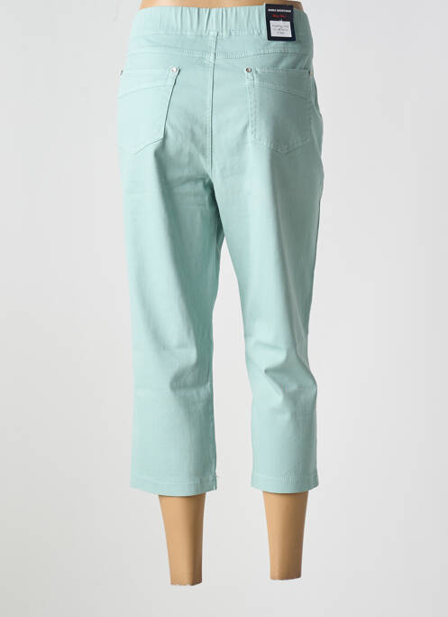 Pantalon trei sferturi verde ANNA MONTANA femeie