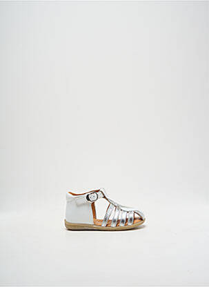 Sandale/Pantofi decupați argintiu BABYBOTTE fată