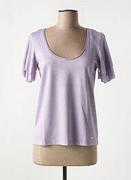 Tricou elasticitate mâneci scurte violet LES P'TITES BOMBES femeie
