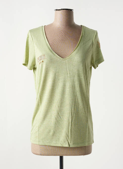 Tricou verde LES P'TITES BOMBES femeie