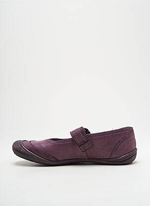 Balerine material neted toc plat până la 3 cm violet GBB femeie