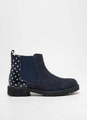 Botine/ghete nubuc toc mic albastru HUSH PUPPIES fată