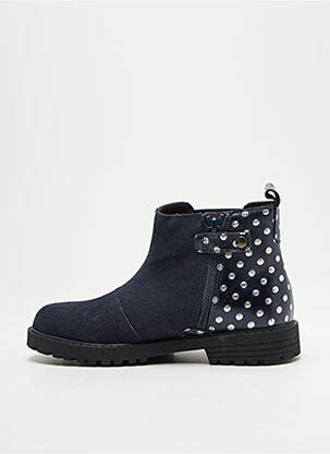 Botine/ghete nubuc toc mic albastru HUSH PUPPIES fată