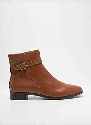 Botine/ghete material neted toc plat până la 3 cm maro EMILIE KARSTON femeie