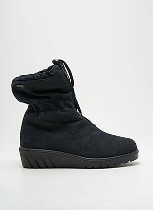 Botine/ghete umplută toc de 4 la 6 cm negru ROMIKA femeie