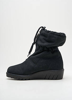 Botine/ghete umplută toc de 4 la 6 cm negru ROMIKA femeie