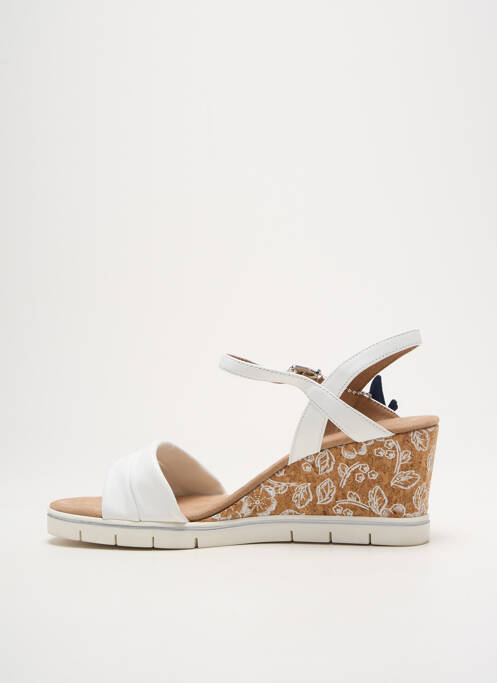 Sandale/Pantofi decupați alb CAPRICE femeie