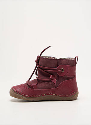 Botine/ghete material neted vârf rotund violet FRODDO fată